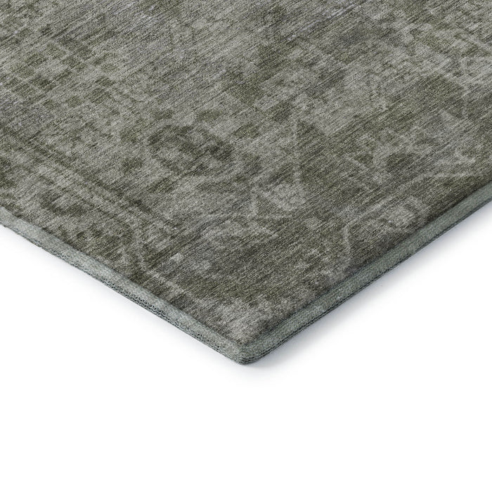10' X 14' Oriental Washable Area Rug With UV Protection (691974) - Taupe / Beige