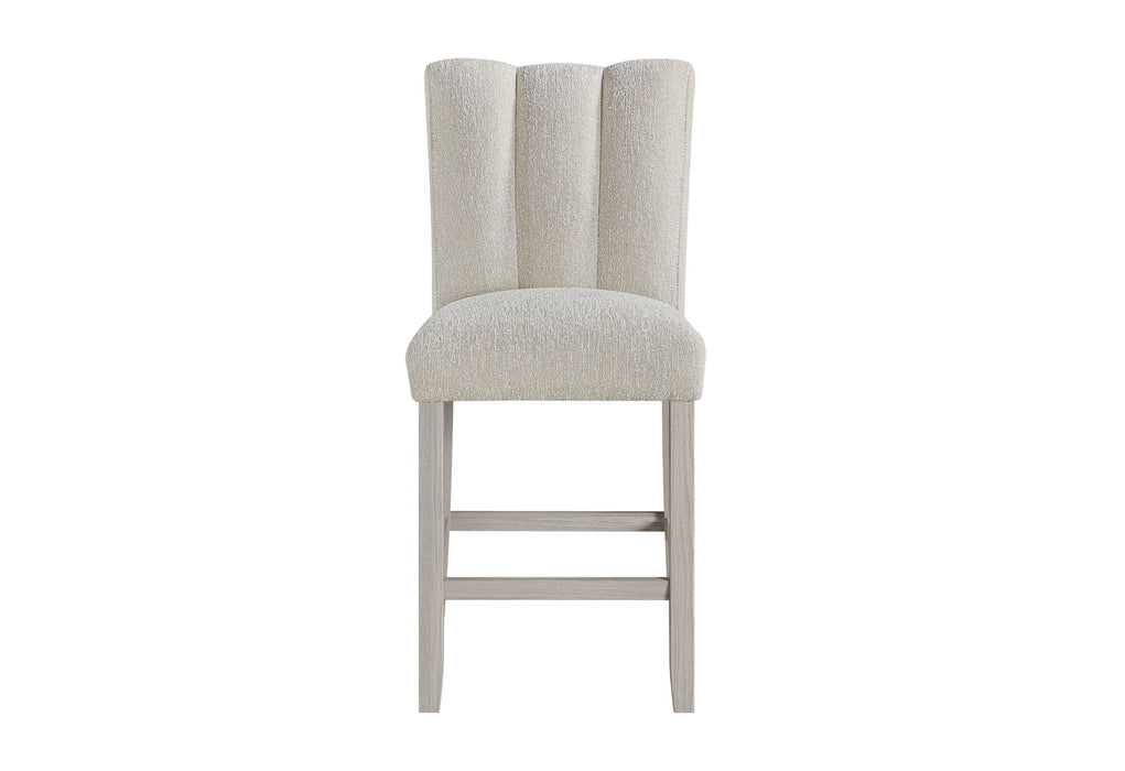 D2507 - 5 Piece Dining Room Set (Bar Table With Hidden Storage In The Base With 4 Bar Stools) - White