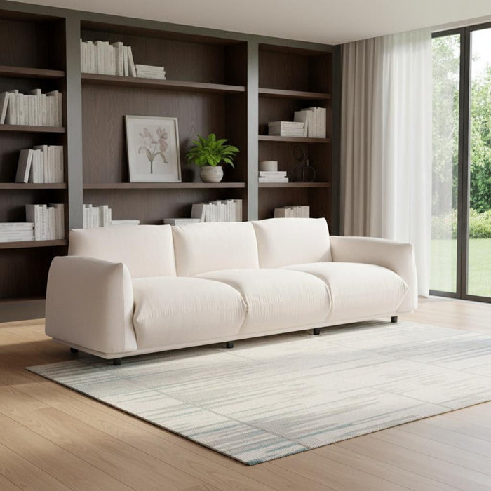 Velvet Sofa - White