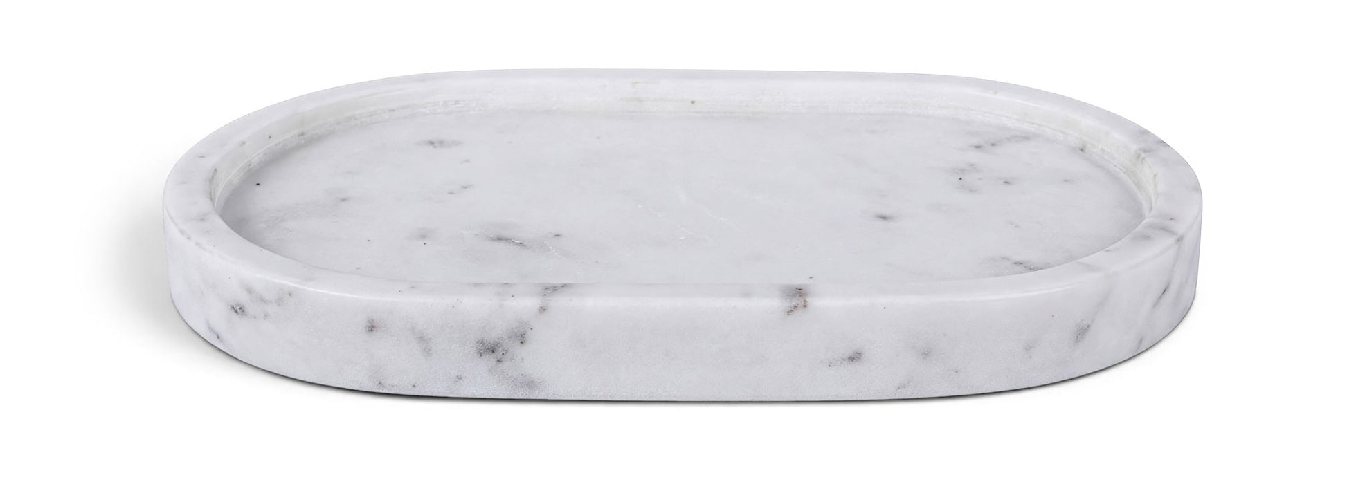 Ophelia genuine marble tray by Meridian Furniture, rectangular tray with elegant marble surface and modern design.