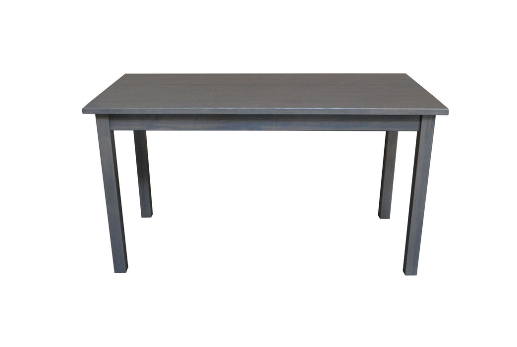 60" Solid Wood Dining Table - Gray