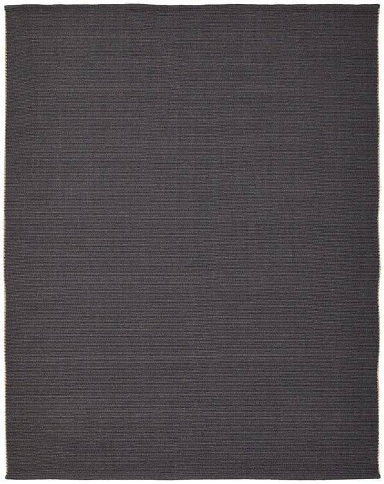 9' x 12' Hand Woven Area Rug - Tan And Gray