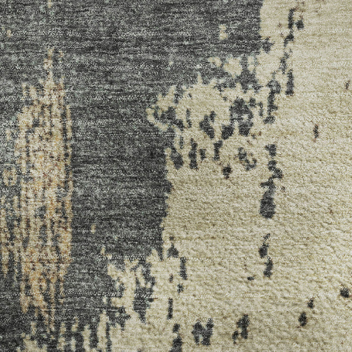 10' X 14' Abstract Washable Area Rug With UV Protection (710394) - Rust / Beige / Blue