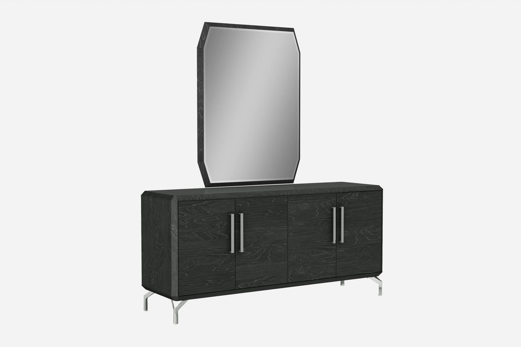 Stainless Steel Solid Console Table - Gray