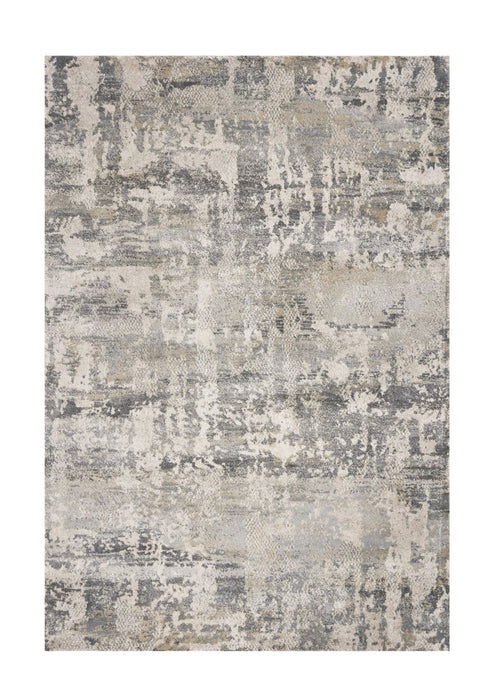 8' x 13' Abstract Area Rug - Shade Of Gray