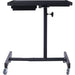 Giga adjustable tear-down work station with drawer, heavy-duty steel, rubber corners, four swivel casters, and 220 lb capacity.