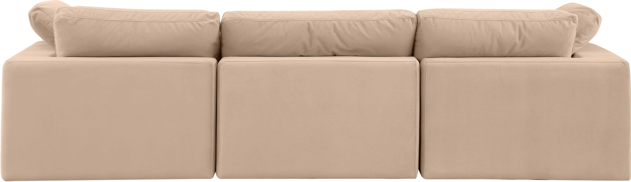 Comfy - Velvet Modular Sofa 3 Seats