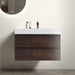 Giga Alice bathroom vanity wall-mounted with integrated sink, large storage, modern floating design, and sleek one-piece basin.