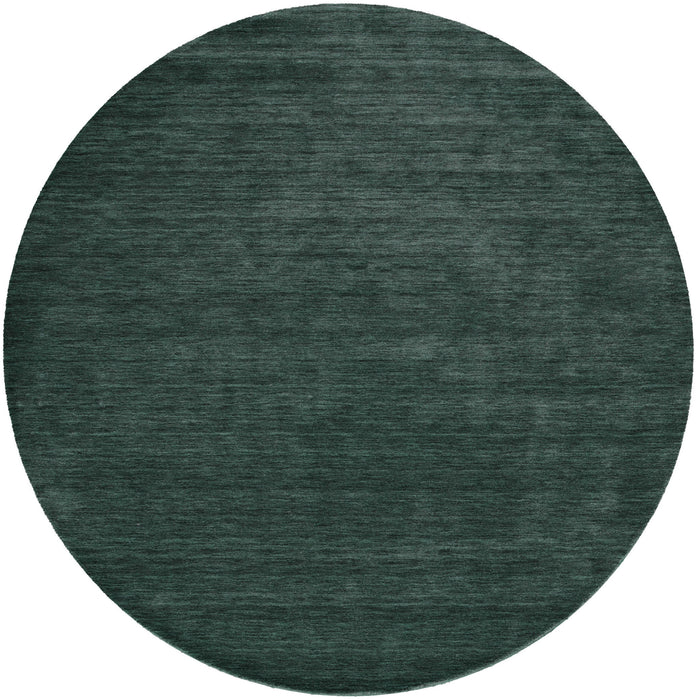 10' Hand Woven Round Rug - Green