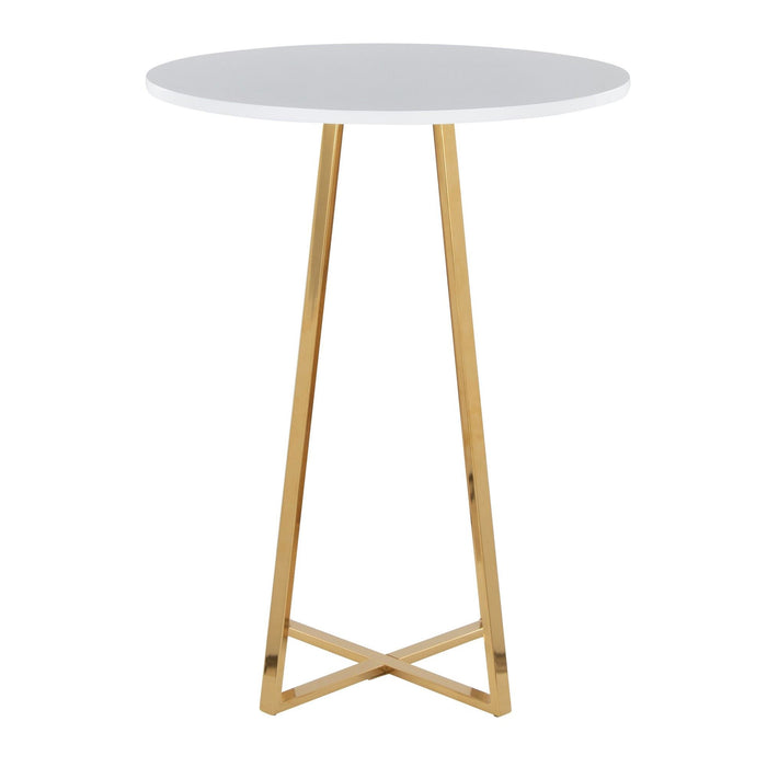 Cosmo - Counter Table - Gold Metal
