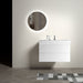 Giga Alice bathroom vanity with large storage, wall-mounted floating design, one-piece sink basin without drain or faucet.