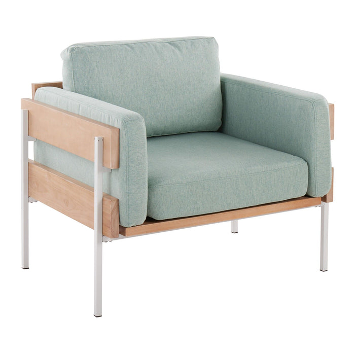 Kari - Accent Chair - Natural Green