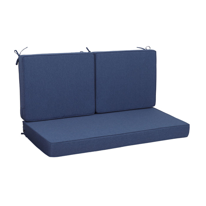 Giga deep seat waterproof patio chair cushions with back and seat support, designed for outdoor patio furniture.