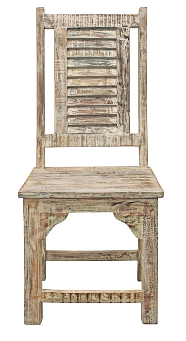Wood Slat Back Dining Side Chairs (Set of 2) - Light Brown