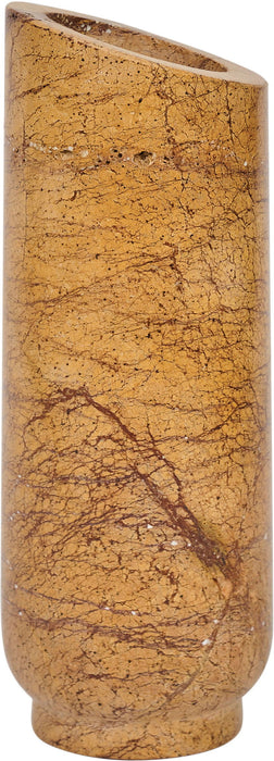 Lochlan genuine marble vase by Meridian Furniture, elegant vase with smooth marble surface, perfect for decorative display.