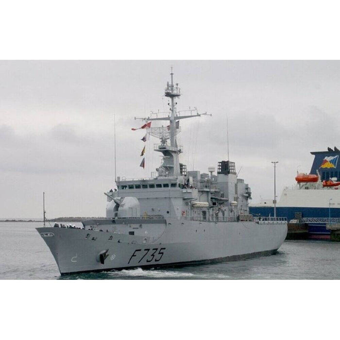 Hand Painted Model Boat (624315) - Gray