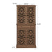 Giga 4-door accent cabinet with one drawer and four adjustable shelves, featuring a modern wood finish and versatile storage space.