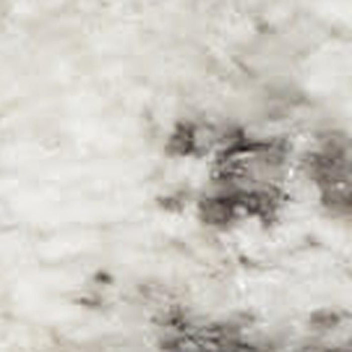 9' X 12' Abstract Non Skid Area Rug - Cream And Gray