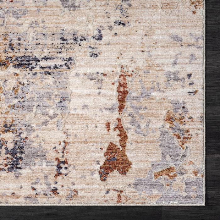 8' x 10' Abstract Area Rug - Beige