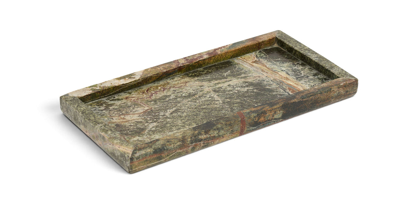 Marble tray by Meridian Furniture featuring a sleek genuine marble surface and modern design, perfect for serving or decor.