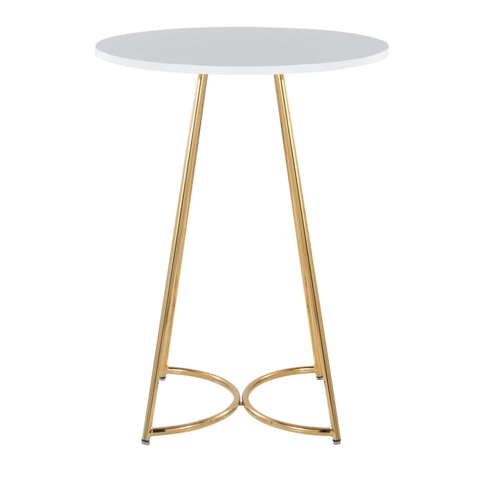Cece - Counter Table - Gold Metal