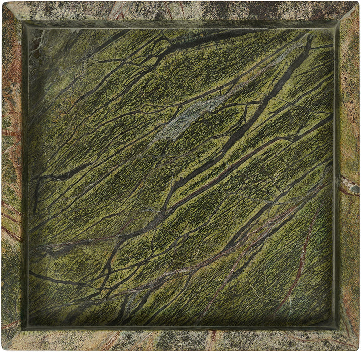 Marble tray from Meridian Furniture's Michael collection featuring a sleek, genuine marble surface and modern design.