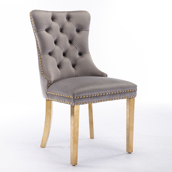 Nikki - Modern, High-End Tufted Dining Chair (Set of 2)