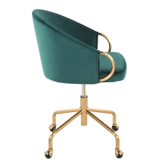 Claire - Task Chair - Gold Base