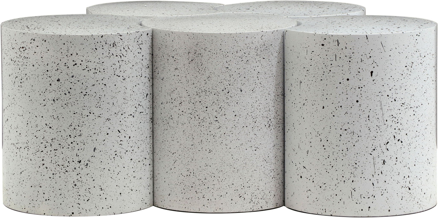 Dimple - 5 Piece Modular Coffee Table - Terazzo Finish