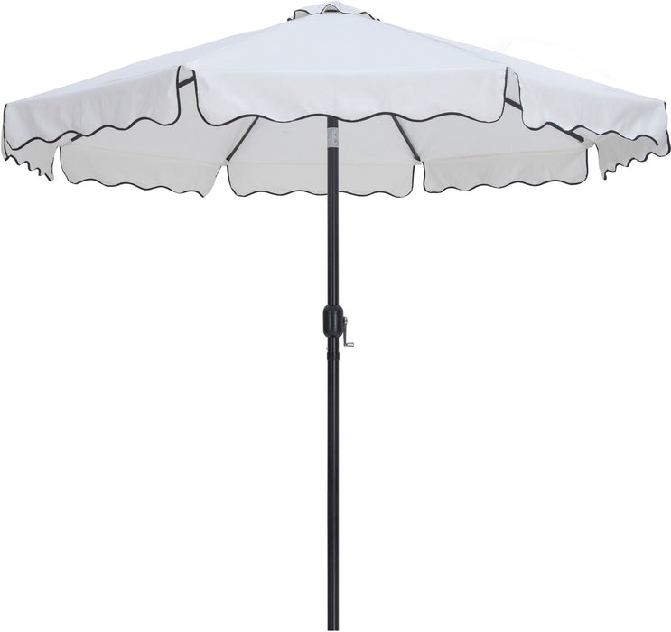 Amalfi - Aluminum Patio Umbrella - Black Base / Black Pole
