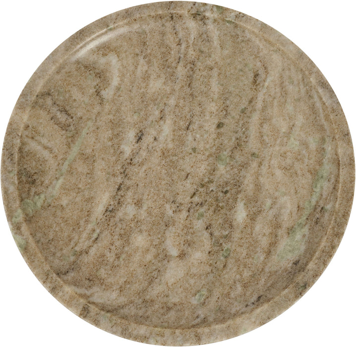 Genuine marble bowl from Meridian Furniture's Colannade collection, showcasing smooth polished marble surface and elegant design.