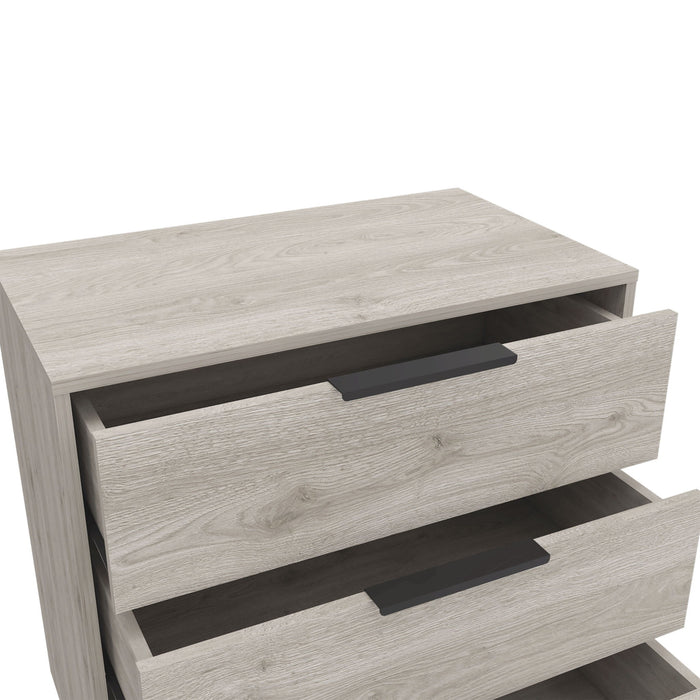 28" Three Drawer Dresser - Light Gray