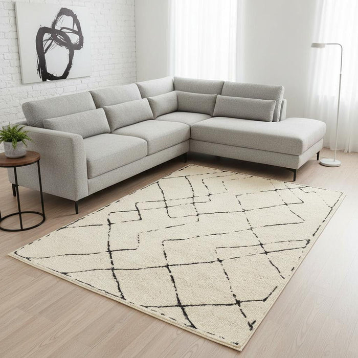 8' X 11' Area Rug (660020) - Cream