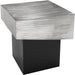 Meridian Furniture Palladium end table with a sleek wooden surface and modern design, ideal for living room or bedside use.