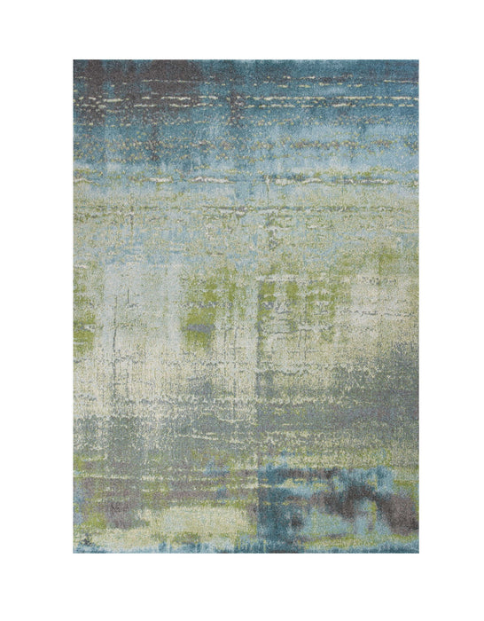 7' x 10' Area Rug - Blue And Green