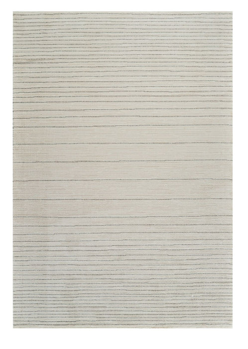 8' x 11' Abstract Non Skid Area Rug - Cream And Beige
