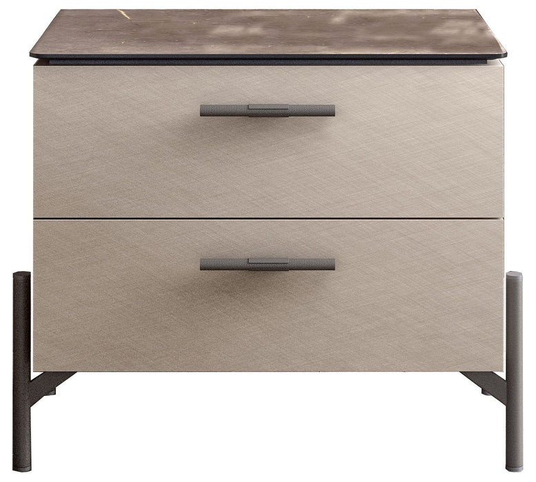 Silvia - Nightstand - Beige