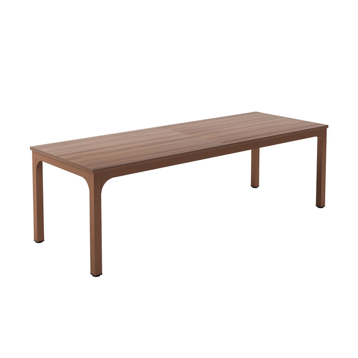 46" Solid Wood Dining Table - Brown