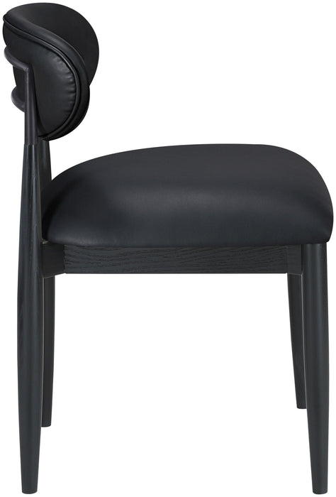 Riccio - Side Chair (Set of 2) - Black Frame