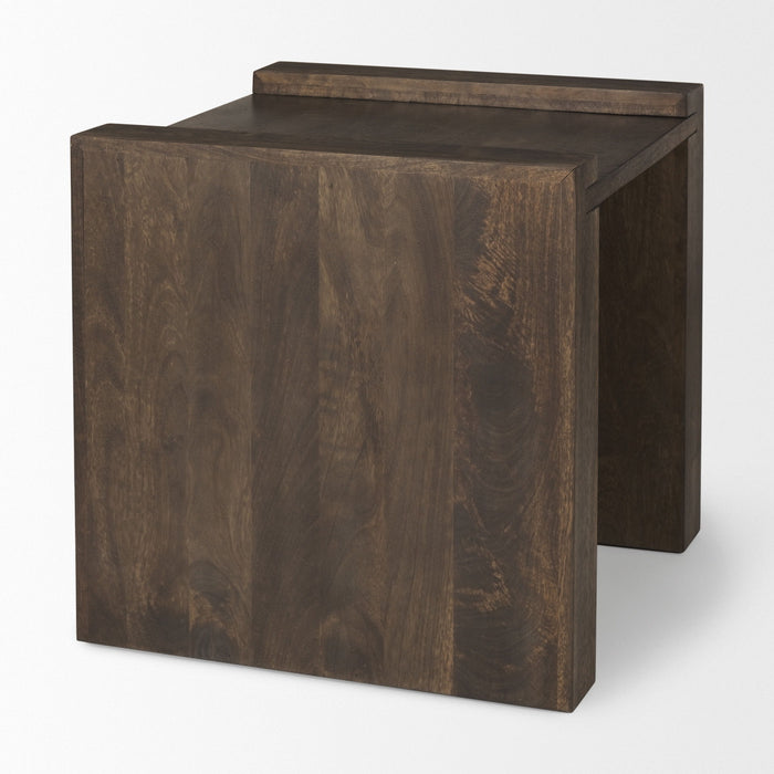 Solid Wood Wood Tray Table - Espresso / Brown