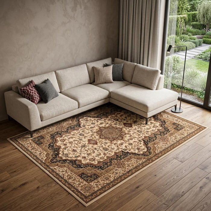 10' X 13' Abstract Area Rug (581789) - Black