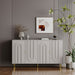 Giga modern lacquered 4-door sideboard cabinet with sleek design, ideal for living room, entryway, or dining room storage.
