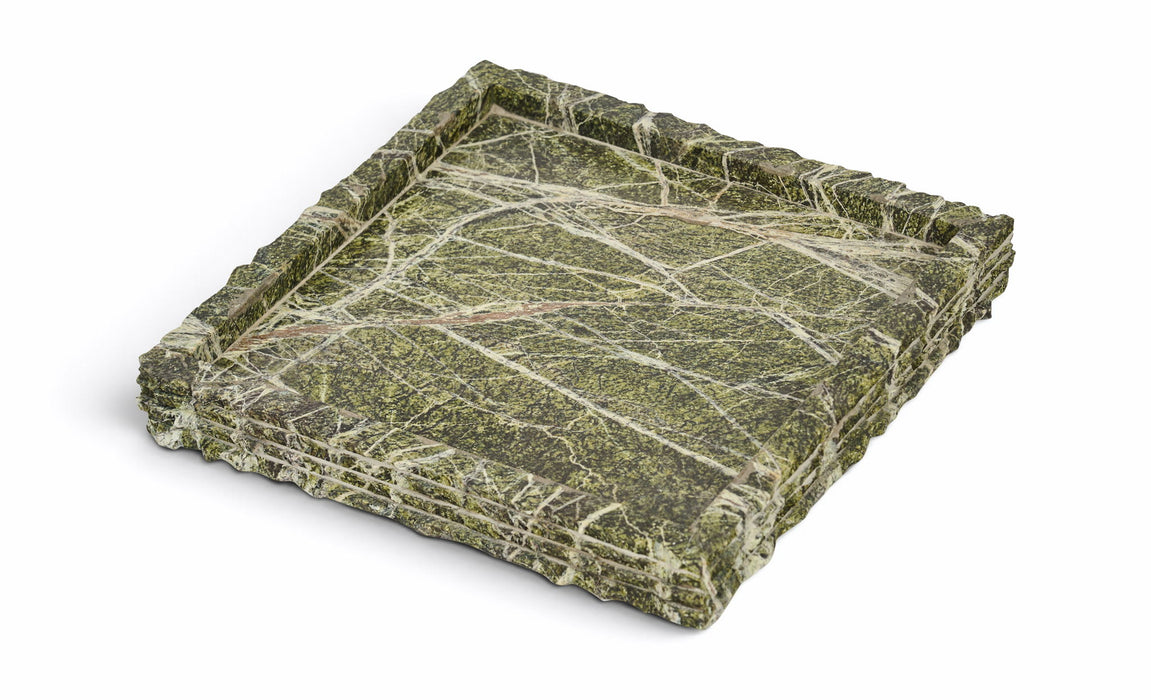 Marble tray by Meridian Furniture featuring a smooth, polished surface and elegant design for serving or decorative use.