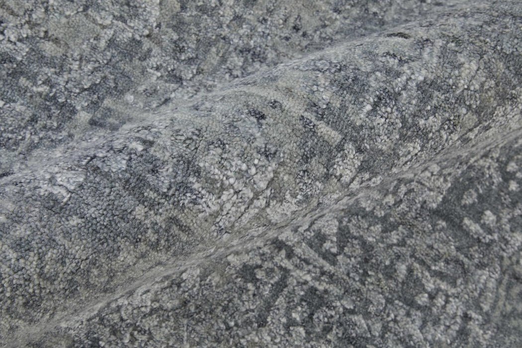 5' X 8' Ombre Hand Woven Area Rug (744129) - Blue / Gray