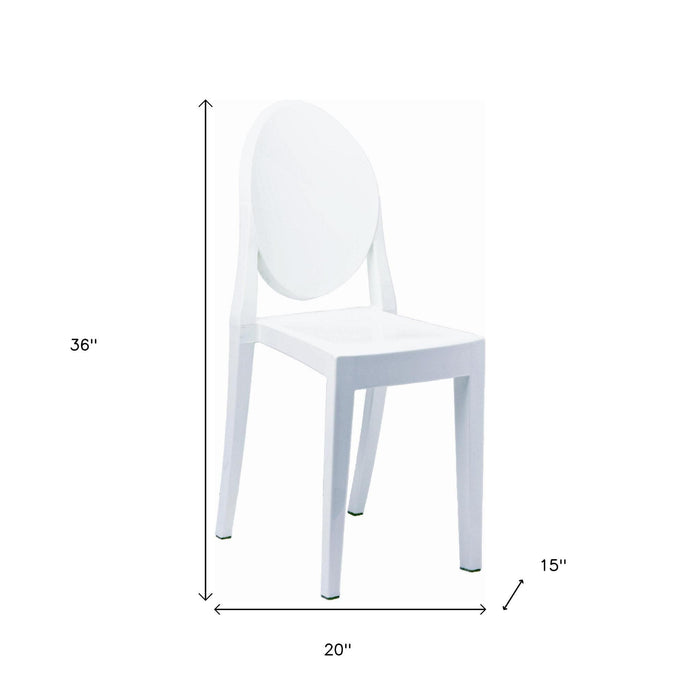 Upholstered Dining Side Chairs (Set of 4) - White