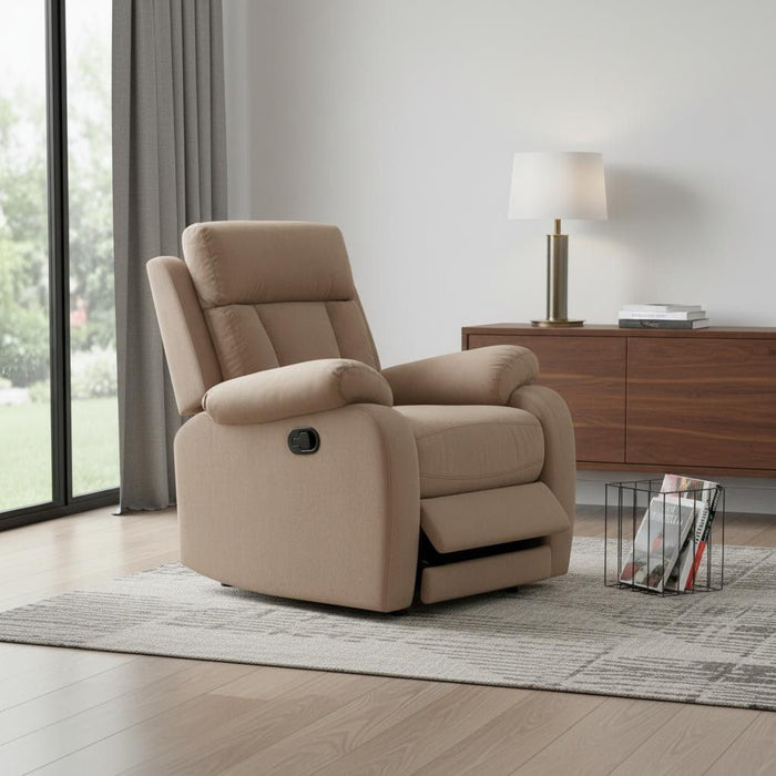 Modern Fabric Chair - Beige