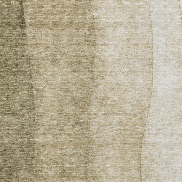10' X 14' Ombre Washable Area Rug With UV Protection (652761) - Taupe / Beige