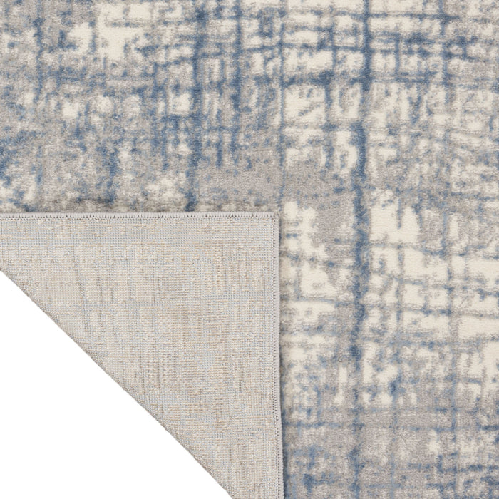 10' X 14' Abstract Power Loom Area Rug (573204) - Ivory