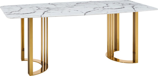 ESF Extravaganza Collection 131 Dining Table Gold i27593