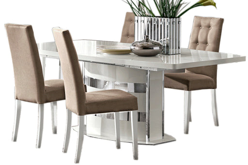 ESF Camelgroup Italy Dama Bianca Dining Table with 18" Extension. i27679